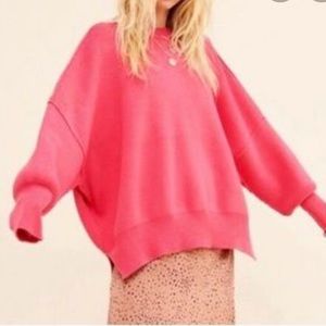 Free People Pink easy street tunic